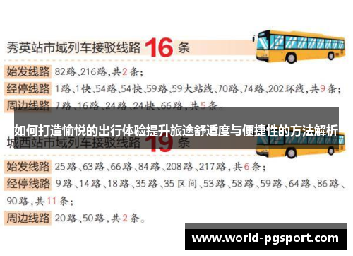 如何打造愉悦的出行体验提升旅途舒适度与便捷性的方法解析