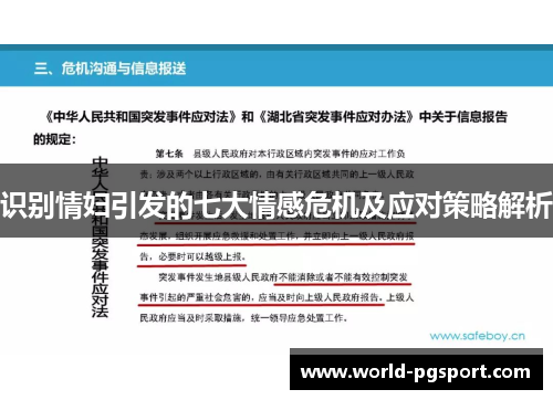 识别情妇引发的七大情感危机及应对策略解析 识别情妇引发的七大情感危机及应对策略解析